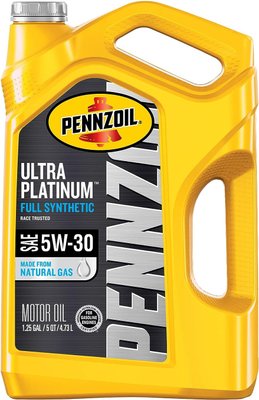 Моторное масло 550045201 Pennzoil ULTRA PLATINUM SAE 5W-30 FULL SYNTHETIC MOTOR OIL 4,73 л 550045201 фото
