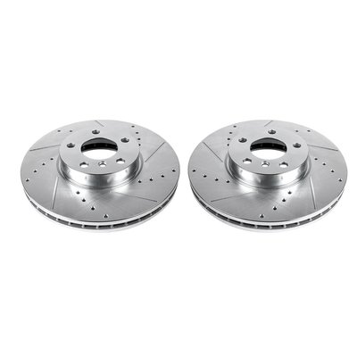 EBR852XPR Drilled & Slotted Performance Rotors - Front Only 313268369 фото
