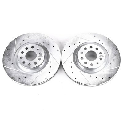 EBR1497XPR Drilled & Slotted Performance Rotors - Front Only 329406747 фото
