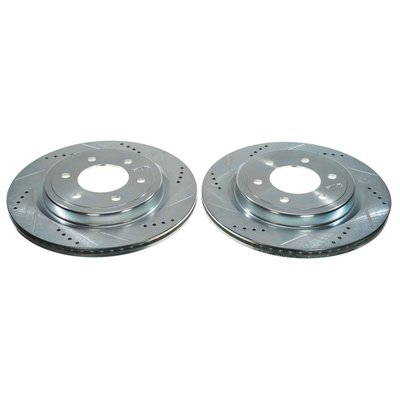 AR85208XPR Drilled & Slotted Performance Rotors - Rear Only 375769872 фото