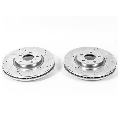 EBR1208XPR Drilled & Slotted Performance Rotors - Front Only 329419233 фото