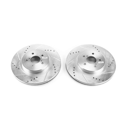 JBR1759XPR Drilled & Slotted Performance Rotors - Front Only 282721364 фото
