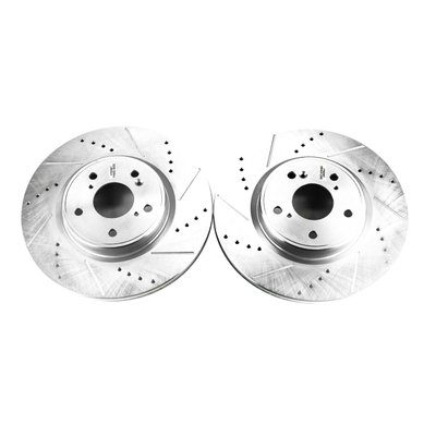 JBR1750XPR Drilled & Slotted Performance Rotors - Front Only 375675635 фото