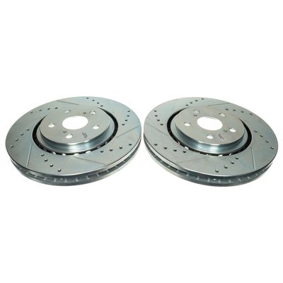 JBR1797XPR Drilled & Slotted Performance Rotors - Front Only 375675806 фото